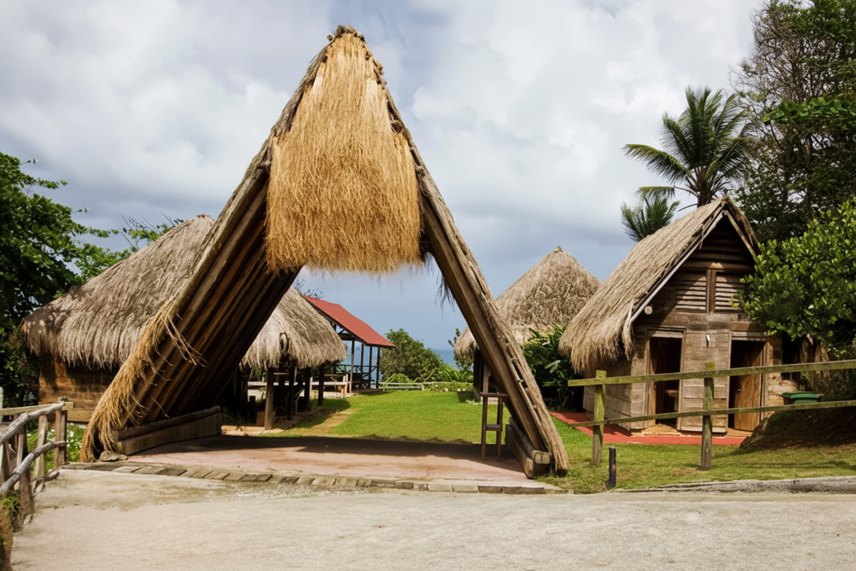 Kalinago Village – Angled Editorial